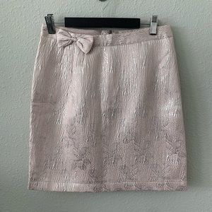 Tulle | Pink & Silver Bow Skirt Size XS